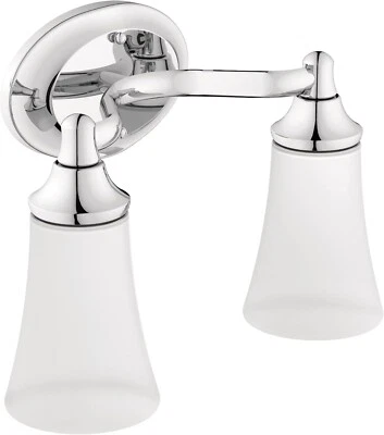 Luz de baño cromada Moen YB2862CH Foto 1 de 4