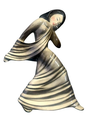 Ceramic Arts Studio, Betty Harrington, bailarina de sombras, arte de pared, mediados de siglo Foto 1 de 3