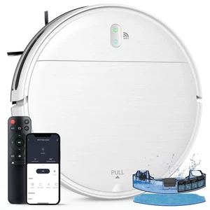 Robot Vacuum Cleaner 2 in 1 Mop Combo Pet Hair Voice Control and Connect Alexa - Picture 1 of 15