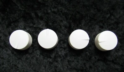 (4) Russound White 26X15mm D-Stem 6mm Knob Impedance Matching Volume Control Foto 1 de 4