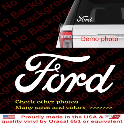 Calcomanía adhesiva troquelada de vinilo Ford para guardabarros de ventana de coche parachoques Explorer FD006 Foto 1 de 4