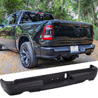 For 2019-2023 Ram 1500 Black Rear Bumper Assembly w/ Dual Exhaust w/o Park Holes DODGE Pick-Up