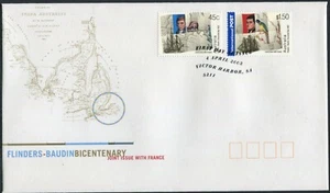 Australia 2002 edición conjunta con Francia conjunto de 2 cubiertas primer día, muy buen estado - Imagen 1 de 1
