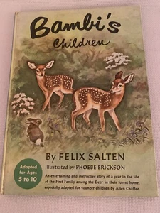 Bambi's Children by Felix Salter Hardback Book Vintage - Picture 1 of 8