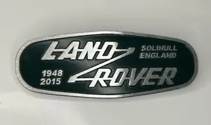 Land Rover Classic Dark Green Special Edition Heritage Badge High Quality Grille - Picture 1 of 6