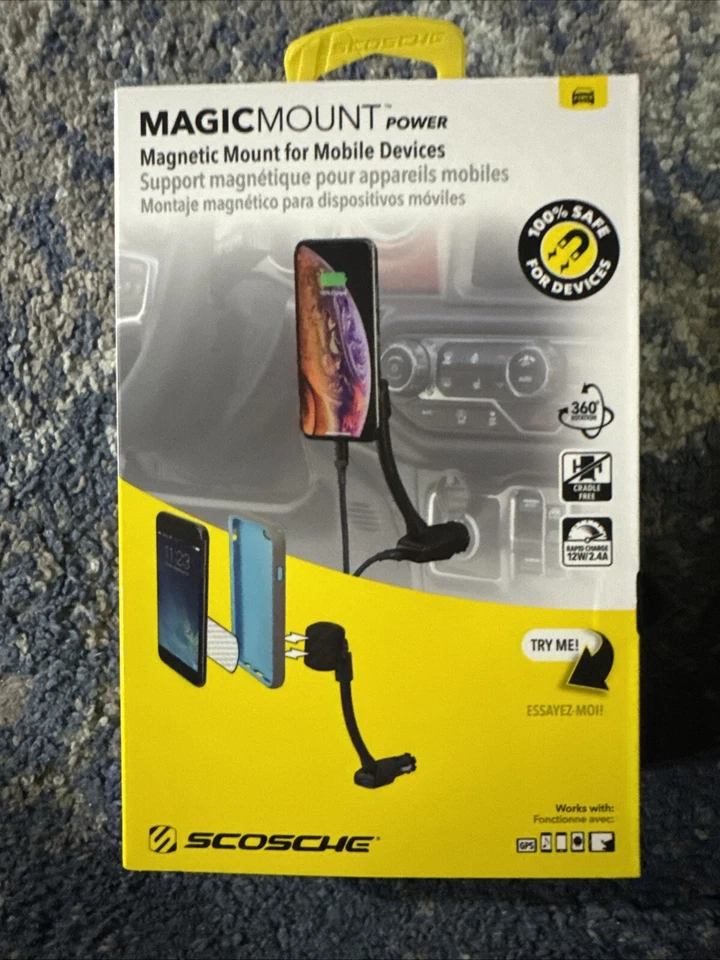 Scosche Magic Mount Power for Mobile Devices Mag12v