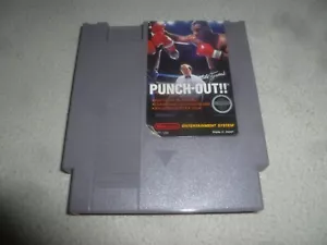 NINTENDO NES VIDEO GAME CARTRIDGE ONLY MIKE TYSON'S PUNCH OUT ORIGINAL - Picture 1 of 3