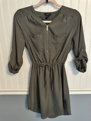 Vestido verde oliva Rue 21, XS - Imagem 1 de 4