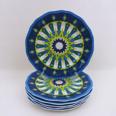 Juego de 6 platos de postre ensalada marroquí Kim Seybert Living 9" Foto 1 de 4