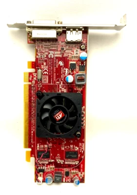 GENUINE DELL ATI RADEON HD4550 512MB DVI DISPLAY PORTS GRAPHICS CARD DDR2 03Y14F - Image 1 of 3