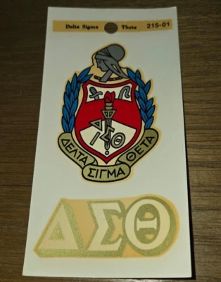 Pegatina de transferencia de calcomanías Delta Sigma Theta Crest de colección de Angelus Pacific Co. Foto 1 de 4
