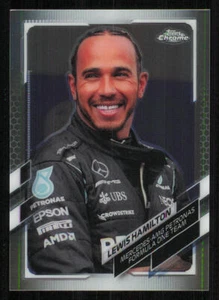 2021 Topps Chrome Formula 1 #50 Lewis Hamilton - Picture 1 of 2