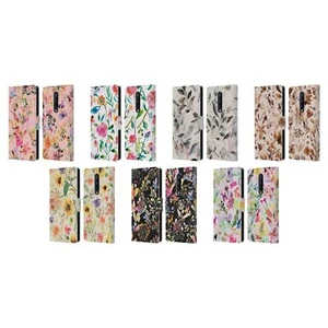 LEDER-BOOK-GELDBÖRSE ORIGINAL NINOLA BLUMENMUSTER FÜR ONEPLUS HANDYS - Bild 1 von 13