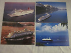Lot de 4 cartes postales Cruise Line navires de croisière Stella Solares cartes postales carnaval.