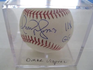Omar Vizquel Autograph OML Baseball Tristar COA Inscribed 11X GG Auto - Picture 1 of 6