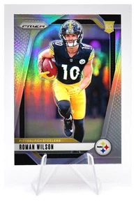 2024 Panini Prizm Roman Wilson #384 Silver Prizm RC - Picture 1 of 2