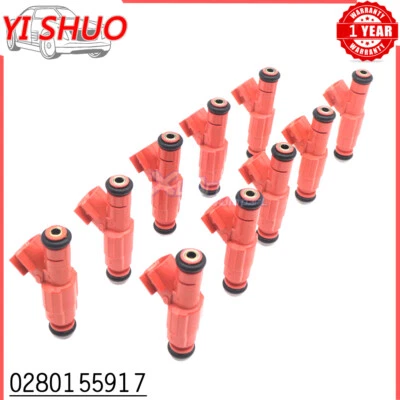 Nuevo para Ford F550 F250 F350 F450 6,8 L V10 2000-2004 0280155917 10x inyector de combustible Foto 1 de 4