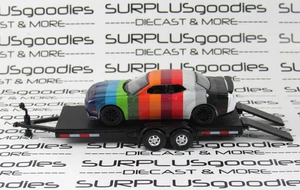 Auto World Loose Track Day: 2023 Dodge Challenger Hellcat Swatch Auto mit Anhänger - Bild 1 von 9