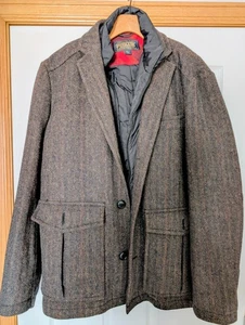Pendleton Tweed Sport Coat, Zip-Out Insulated Vest, - Picture 1 of 5