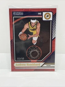 2024-25 Donruss Red Mojo #/99 Andrew Nembhard #85 Pacers - Picture 1 of 3