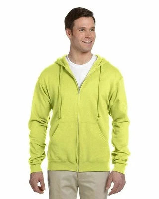 Jerzee Para Hombres 50/50 NuBlend® Polar Cremallera Completa Capucha Sudadera con Capucha S-3XL 993M Foto 1 de 4