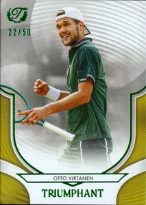 2025 Topps Triumphant Tennis Otto Virtanen Gold /50 - Foto 1 di 2