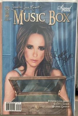 Music Box Jennifer Lowe Hewitt 1 SIGNED Edition RARE RI-D Variant IDW 2009 - Image 1 of 2