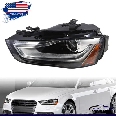 For 2013-2016 Audi A4 Xenon/HID Headlight Projector Headlamp Non-AFS Left Driver - Image 1 of 4
