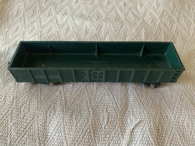 Vintage American Flyer S Guage Texas & Pacific 631 Gondola Car  Green - Image 1 of 4