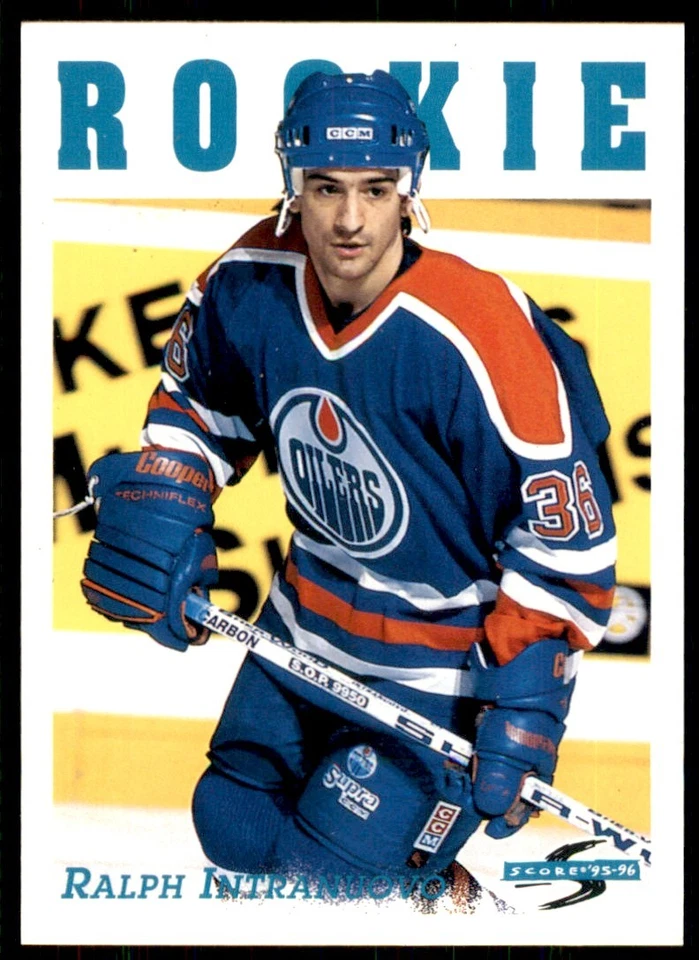 1995-96 Score Ralph Intranuovo Edmonton Oilers #294 - Image 1 of 2
