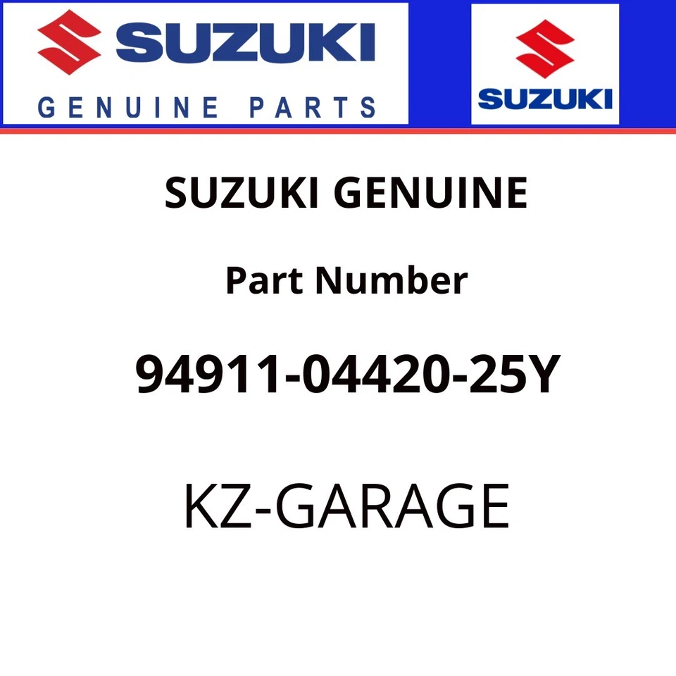 Suzuki Genuine JR 50 R JR50 JR50R Front Number Plate Yell 94911-04420-25Y New Foto 1 de 1