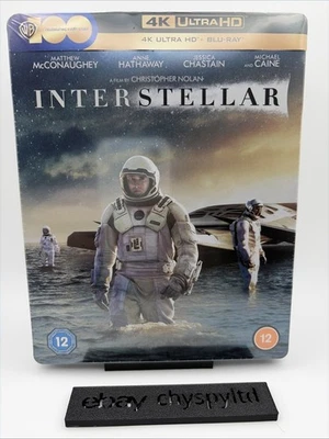 Interstellar 4K UHD Blu Ray Steelbook UK NEW AND SEALED - In Hand - image 1 of 4