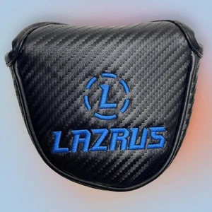 LAZRUS PUTTERKOPFABDECKUNG GOLF HEADCOVER SCHWARZ BLAU - Bild 1 von 2