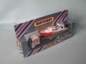 Matchbox Convoy Daf Launch Transporter Lakeside Shark CY-22 Boxed Boat 160mm c - Picture 1 of 6