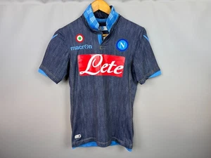 NAPOLI 2014 2015 THIRD SHIRT FOOTBALL SOCCER JERSEY MACRON MENS SIZE S - Picture 1 of 11