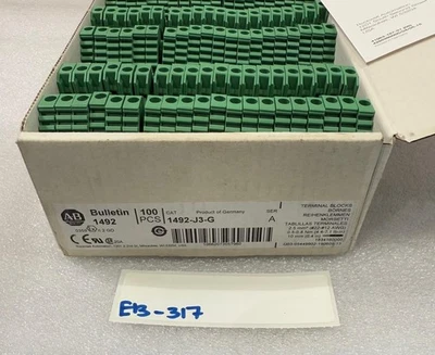 (LOF 100) ALLEN BRADLEY 1492-J3-G Green TERMINAL BLOCK - Image 1 of 2