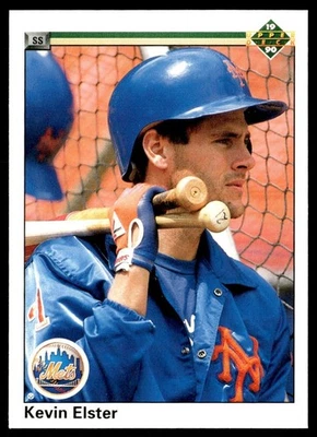 1990 Upper Deck Kevin Elster New York Mets #187B - Image 1 of 2