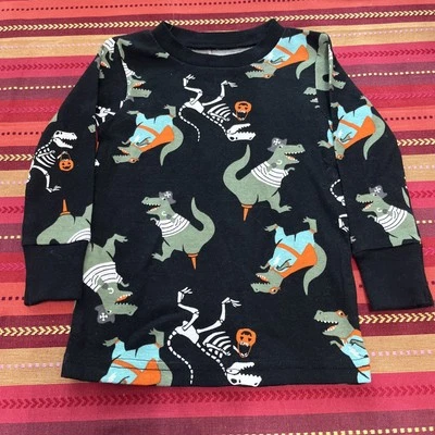 Carters 12M Long sleeve pirate dinosaur Shirt  - Image 1 of 3