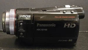 Cámara de Video Panasonic HDC-SD100 Negra Videocámara HD Usada Excelente Estado - Imagen 1 de 15