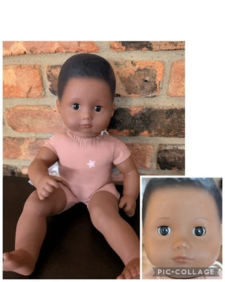 American Girl Bitty Baby Doll Black Hair & Brown Eyes - Image 1 of 4