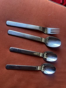 4  Reed & Barton MIDDLEBURG Select Stainless Fork Spoons  Japan - Picture 1 of 11