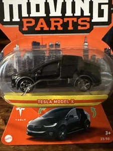 2022 Matchbox moving parts tesla model x Black NIB   VHTF - Picture 1 of 3