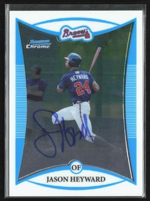 Jason Heyward 2008 Bowman Chrome Auto B #BCP121 Atlanta Braves - Image 1 of 2