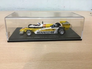 Spark Renault Re20B Alain Prost 1981 1/43 1st podium Argentina GP no card box - Foto 1 di 1
