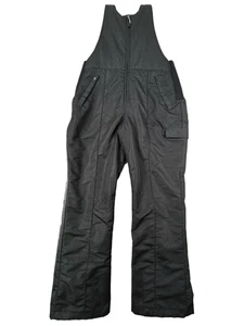 Magellan Outdoors Womens L Black Insulated Snow Bibs Ski Snowboarding Winter - Picture 1 of 17