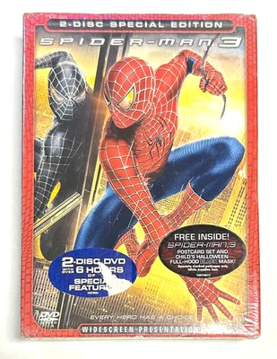 Spider‑Man 3 - 2‑Disc Special Edition DVD with Postcard Set & Kid's Black Mask - Image 1 of 2