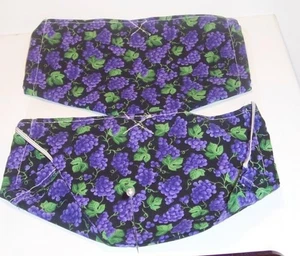 Homemade-Two-Face Masks-Purple Grape-Filter Pocket-w/Double Filter-Cotton Fabric - Picture 1 of 2