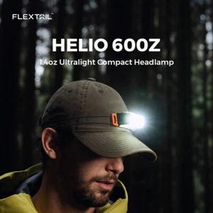 FLEXTAIL Waterproof LED Head Torch 600Z,Rechargeable Durable,Camping Essential - Picture 1 of 10