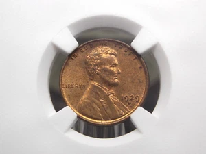 1929 "D" Lincoln WHEAT Cent Penny 1c NGC MS63 RB #035 Red Brown Unc ECC&C, Inc. - Picture 1 of 5