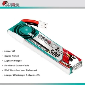 1S HV 3.8V 500MAH 100C /200C PH2.0 CODDAR LiPo for RC Drone TinyWhoop Quad 1pc - Picture 1 of 6